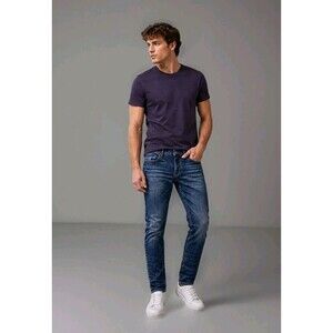 Purple Brand Denim P001 Slim Skinny Jeans Men's 32x32 Blue Fade Streetwear Edgy